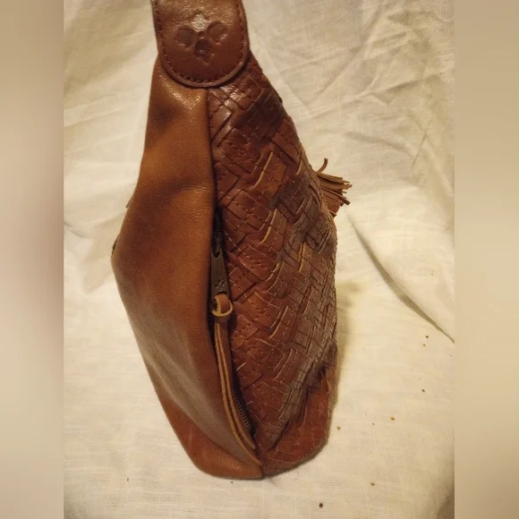 Patricia Nash Elegant Woven Leather Bag - Picture 7 of 8